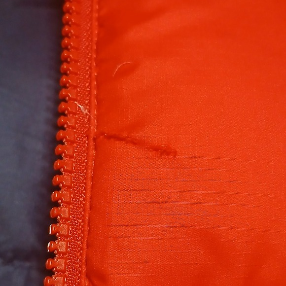 Kids Polo Ralph Lauren Reversible Puffer Vest Red Navy Logo Size L 14-16 - Picture 10 of 12